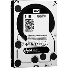 Western Digital WD1003FZEX Black HDD 1TB 3.5" 7200RPM SATA3 64MB цена и информация | Внутренние жёсткие диски (HDD, SSD, Hybrid) | kaup24.ee