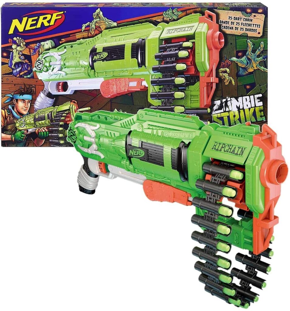 Blaster Nerf Zombie Strike Ripchain - E2146 hind ja info | Poiste mänguasjad | kaup24.ee