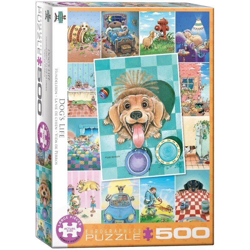 Pusle Eurographics, 6500-5365, Dog`s Life, 500 tk цена и информация | Pusled | kaup24.ee