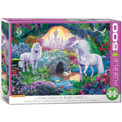 Пазл Eurographics, 6500-5363, Unicorn in Fairy Land, 500 шт. цена и информация | Пазлы | kaup24.ee