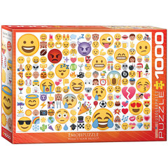 Пазл Eurographics, 6000-0816, Emojipuzzle, What`s your Mood?, 1000 шт. цена и информация | Пазлы | kaup24.ee