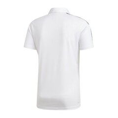 Meeste T-särk Adidas D2M 3S Climacool Polo M DU1258, valge цена и информация | Мужская спортивная одежда | kaup24.ee