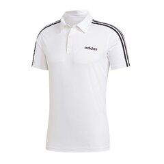 Meeste T-särk Adidas D2M 3S Climacool Polo M DU1258, valge цена и информация | Мужская спортивная одежда | kaup24.ee