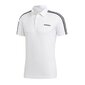 Meeste T-särk Adidas D2M 3S Climacool Polo M DU1258, valge hind ja info | Meeste spordiriided | kaup24.ee