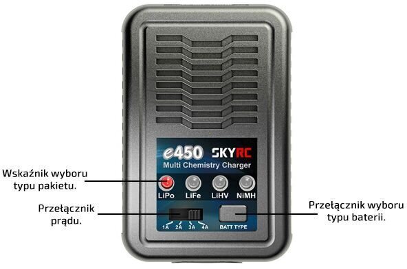 Laadija SkyRC e450 2-4S / 6-8S LiPo / LiFe / LiHV / NiMH hind ja info | Nutiseadmed ja aksessuaarid | kaup24.ee
