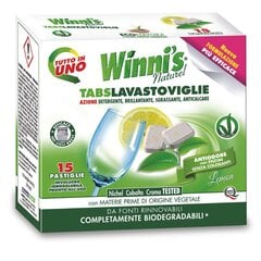 ECO tsitruseliste aroomiga nõudepesumasina tabletid Winni 15 tk цена и информация | Средства для мытья посуды | kaup24.ee