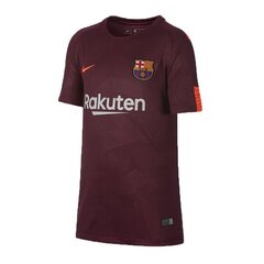 Детская футболка Nike JR FC Barcelona Stadium Third Jr 847385-683, красная цена и информация | Рубашки для мальчиков | kaup24.ee