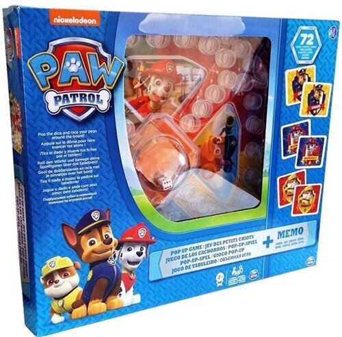 Kutsikate patrullid (Paw Patrol) lauamäng ja mälutreeningmäng цена и информация | Arendavad mänguasjad | kaup24.ee