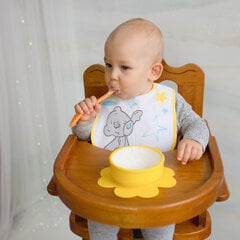 Baboo silikoonist lusikas, 6+ months old, punane hind ja info | Laste sööginõud | kaup24.ee