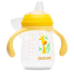 Baboo silikoonist tilaga veepudel, 260 ml, 6+ kuud, Safari цена и информация | Бутылочки и аксессуары | kaup24.ee