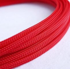 Tekstiilkaabel, 2x0,5 mm, punane, 5 m hind ja info | Tekstiilkaablid ja elektriklemmid | kaup24.ee