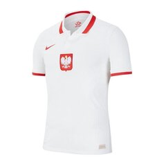 Спортивная футболка для мужчин Nike Poland Vapor Match Home 20/21 M CD0590-100, 65014, белая цена и информация | Мужская спортивная одежда | kaup24.ee