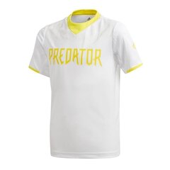 Poiste T-särk Adidas BAR Predator Jr GE0033, valge цена и информация | Рубашки для мальчиков | kaup24.ee