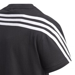 Спортивная футболка для детей Adidas B 3S Tee Jr GE0659, 68041, черная цена и информация | Рубашки для мальчиков | kaup24.ee