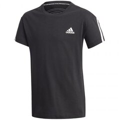 Спортивная футболка для детей Adidas B 3S Tee Jr GE0659, 68041, черная цена и информация | Рубашки для мальчиков | kaup24.ee