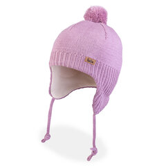 TuTu зимняя шапочка для девочек, пудра цена и информация | Зимняя одежда для детей | kaup24.ee