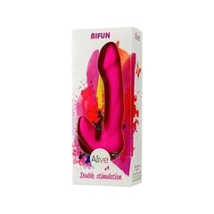 Silikoonist stimuleeriv dildo Alive Bifun 10,5 cm hind ja info | Vibraatorid | kaup24.ee