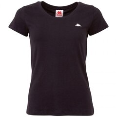 Спортивная футболка для женщин Kappa Halina W 308000 19-4006, черная цена и информация | Спортивная одежда для женщин | kaup24.ee