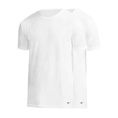 Meeste spordisärk Nike Everyday Cotton Stretch 2Pak M 0000KE1010-100 (74346), valge цена и информация | Мужская спортивная одежда | kaup24.ee