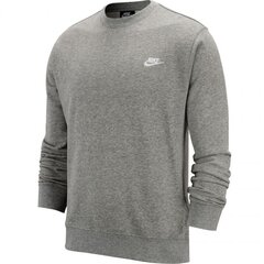 Мужской джемпер Nike Sportswear Club BV2666 063, серый цена и информация | Мужские толстовки | kaup24.ee