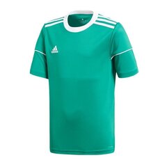 Спортивная футболка для мальчиков Adidas Squadra 17 Jr BJ9200, зеленая цена и информация | Рубашки для мальчиков | kaup24.ee