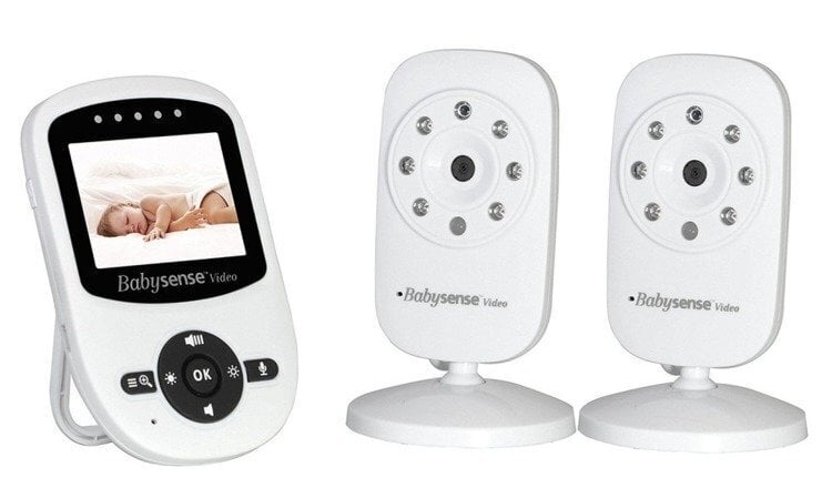 Mobiilne beebimonitor BabySense Videoniania 2 kaamerale V24EU + 2K hind ja info | Beebimonitorid | kaup24.ee