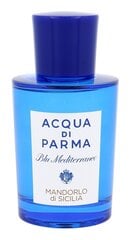 Parfüüm universaalne naiste&meeste Acqua Di Parma Blu Mediterraneo Mandorlo di Sicilia EDT (75 ml) hind ja info | Naiste parfüümid | kaup24.ee