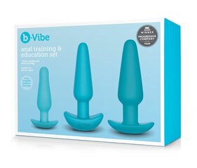 Anaali ettevalmistuskomplekt B-Vibe 10734, sinine hind ja info | Anaallelud | kaup24.ee