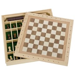 Игра в шахматы, шашки и девять мужчин-мавров цена и информация | Настольные игры | kaup24.ee