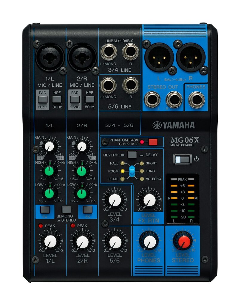 Yamaha MG06X цена и информация | DJ puldid | kaup24.ee