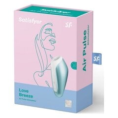 Клиторальный стимулятор Love Breeze Satisfyer Air Plus, синий цена и информация | Вибраторы | kaup24.ee