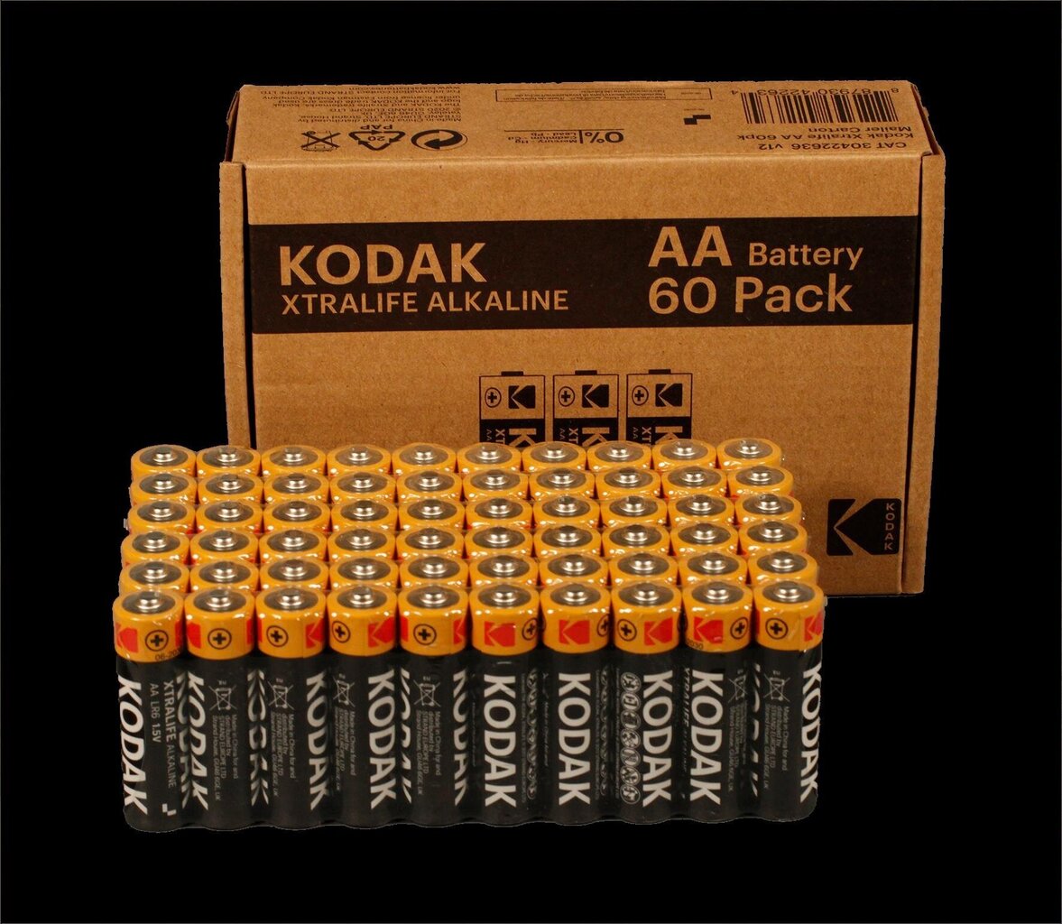 Kodak patareid 30422636, 60 tk цена и информация | Patareid | kaup24.ee