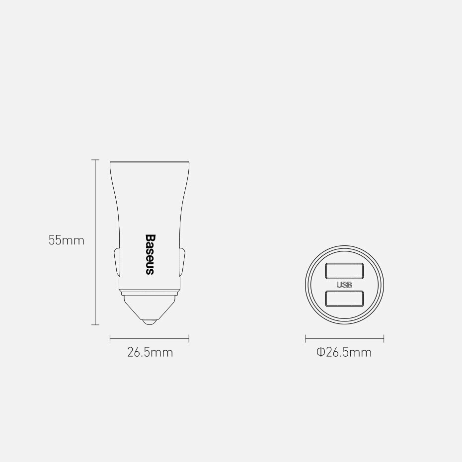 Baseus CCJD-A0G hind ja info | Mobiiltelefonide laadijad | kaup24.ee