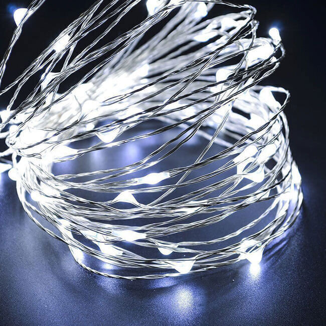 Valguskett 20 LED MicroLED "Smart", külm valge цена и информация | Jõulutuled | kaup24.ee