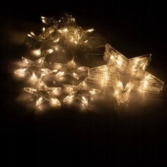 Занавес Звезды 92 LED "Smart", теплый белый цвет цена и информация | Новогодняя гирлянда Holiday, 10 светодиодов, 30 см | kaup24.ee