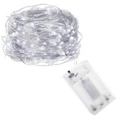 Valguskett 50 LED MicroLED "Smart", külm valge цена и информация | Гирлянды | kaup24.ee