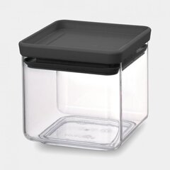 Brabantia герметичный контейнер для сыпучих продуктов 0,7л, темно-серый цена и информация | Посуда для хранения еды | kaup24.ee