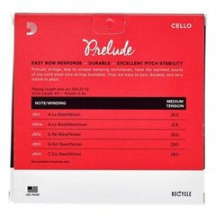 Струны для виолончели D'Addario Prelude J1010 4/4M цена и информация | Принадлежности для музыкальных инструментов | kaup24.ee