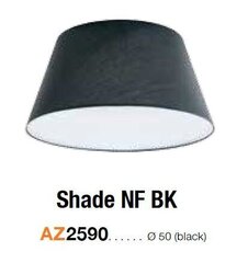 Azzardo абажур для светильника Shade NF 50 Black цена и информация | Потолочный светильник, 38 x 38 x 24 см | kaup24.ee