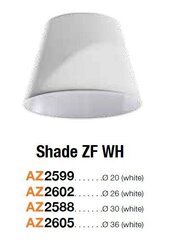 Lambikate Azzardo Shade ZF 20 White hind ja info | Rippvalgustid | kaup24.ee
