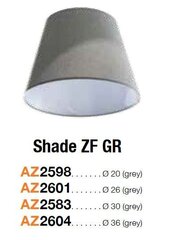 Azzardo абажур для светильника Shade ZF 26 Grey цена и информация | Люстры | kaup24.ee