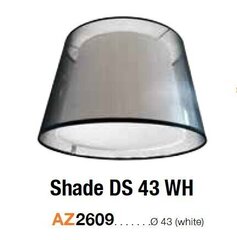 Azzardo абажур для светильника Shade DS 43 White цена и информация | Люстры | kaup24.ee