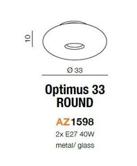 Azzardo потолочный светильник Optimus 33 цена и информация | Потолочные светильники | kaup24.ee