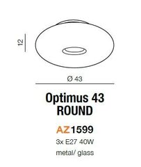 Laevalgusti Azzardo Optimus 43 hind ja info | Laelambid | kaup24.ee