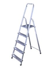 Алюминиевая лестница PRACTYL ALD 5 цена и информация | Лестницы для батутов | kaup24.ee