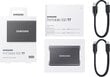 Samsung SSD T7 2TB, hall (MU-PC2T0T / WW) hind ja info | Välised kõvakettad (SSD, HDD) | kaup24.ee