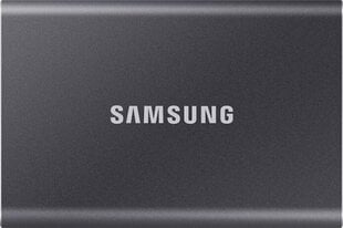 Samsung SSD T7 2 Tб, серый, MU-PC2T0T/WW цена и информация | Жёсткие диски (SSD, HDD) | kaup24.ee