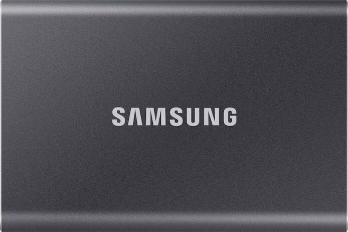 Samsung SSD T7 2TB, hall (MU-PC2T0T / WW) цена и информация | Välised kõvakettad (SSD, HDD) | kaup24.ee