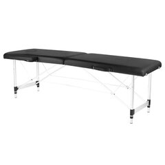 Складной массажный стол Alu Comfort 2 Black, черный цена и информация | Аксессуары для массажа | kaup24.ee