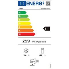 Candy Refrigerator CCTOS 504WHN  Energy  цена и информация | Холодильники | kaup24.ee